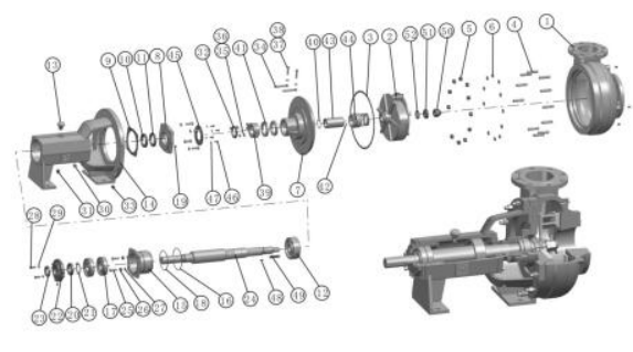 X01154002 Pump Housing-J Metric, W13110002 Mechanical Seal Assembly X01154002 Pump Housing-J Metric, W13110002 Mechanical Seal Assembly