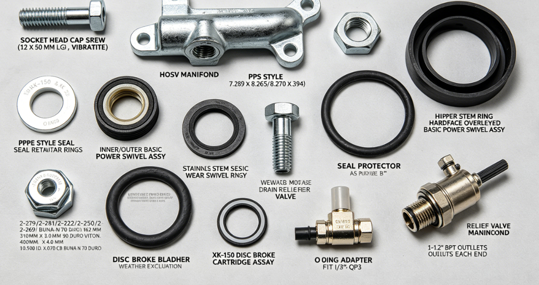 VENTURETECH XK-150 Power Swivel Spare Parts