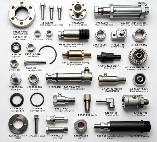 1.05.05.10.001 Adjustment plate & 3.03.02.11.027 Electrical connector For Tianyi Top Drive