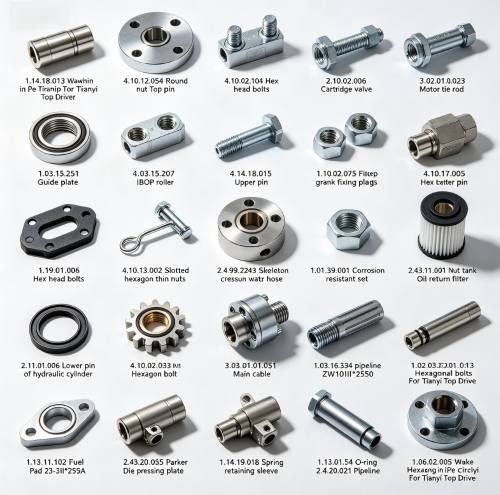 1.14.18.013 Lower pin For Tianyi Top Drive & 1.07.14.001 Brake plate
