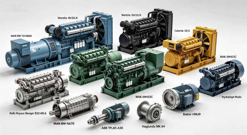 Multi-Brand Marine & Industrial Generator Engine Spare Parts 