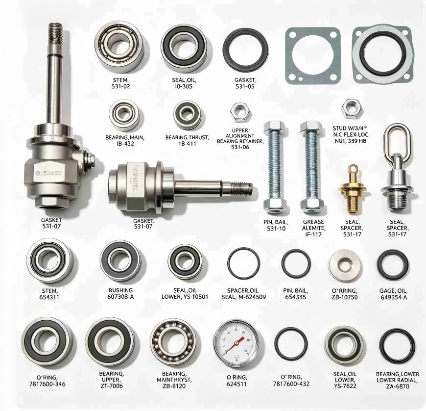 TL-200 P-Series Drilling Swivel Spare Parts TL-200 P-Series Drilling Swivel Spare Parts