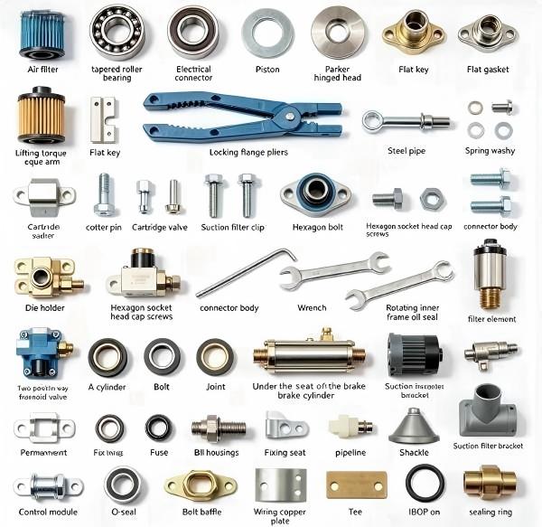 2.41.011 Air filter & 2.4.35.003 Parker hinged head TPEC top drive 2.41.011 Air filter & 2.4.35.003 Parker hinged head TPEC top drive