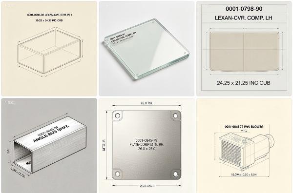 0001-0798-90 Series Lexan Covers & M6000 MCC Cabinet Electrical 0001-0798-90 Series Lexan Covers & M6000 MCC Cabinet Electrical