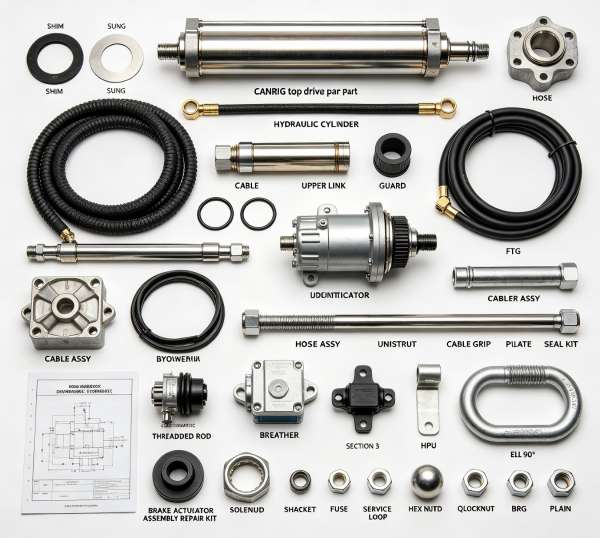 855-44-1-030, DT11397, AY10135 Series Oilfield Top Drive 855-44-1-030, DT11397, AY10135 Series Oilfield Top Drive