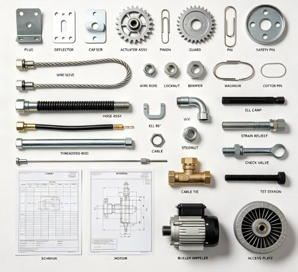 8.45 Inch LWCV Top Drive Hydraulic & Structural Spare Parts 8.45 Inch LWCV Top Drive Hydraulic & Structural Spare Parts