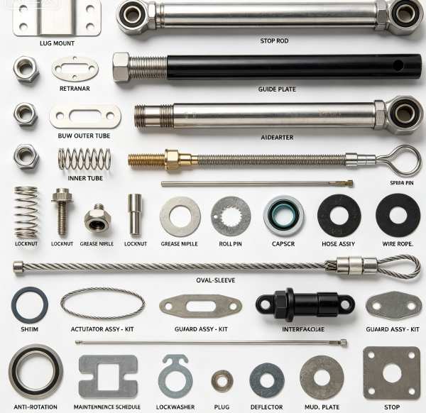 275T/350T/500T/750T LWCV CDTL Actuator & BUW System Spare Parts 275T/350T/500T/750T LWCV CDTL Actuator & BUW System Spare Parts