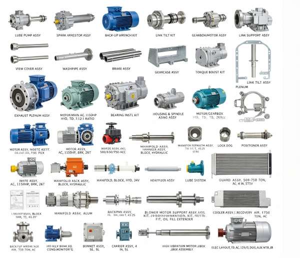 650/750 Ton Top Drive Full-System Spare Parts 650/750 Ton Top Drive Full-System Spare Parts