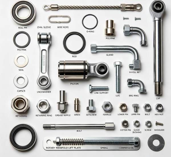650T/750T Top Drive Counterbalance Cylinder & Rotary Manifold Spare Parts 