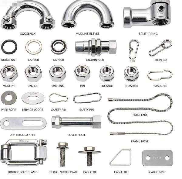 750 Ton Top Drive Gooseneck & Dual Service Loop Spare Parts 750 Ton Top Drive Gooseneck & Dual Service Loop Spare Parts