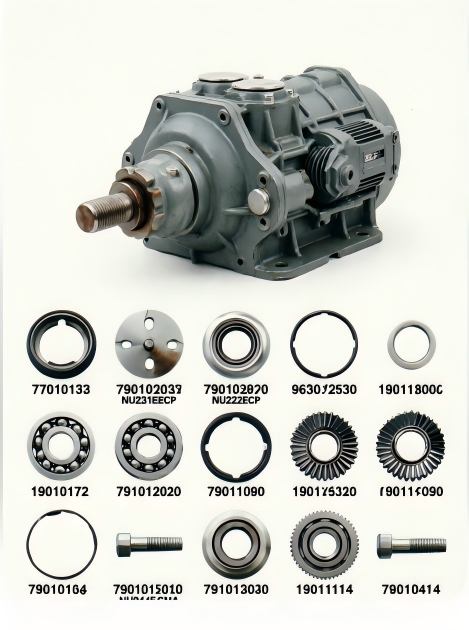 9702 Series Drilling Rig Gearbox & Motor System Spare Parts