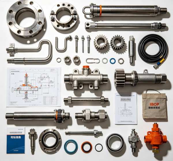 110703/110704 Cylinder Assembly, 117820-35-NC50B Pipe Handler Package &amp