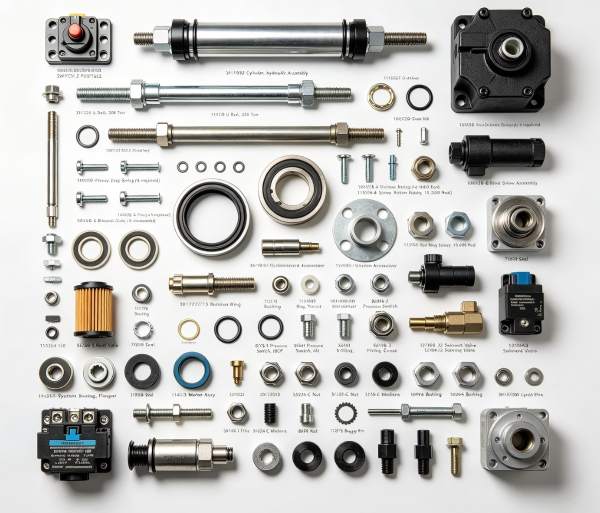 30119592 Hydraulic Cylinder & 0000-9653-26 Contactor Full NOV Top Drive Hydraulic