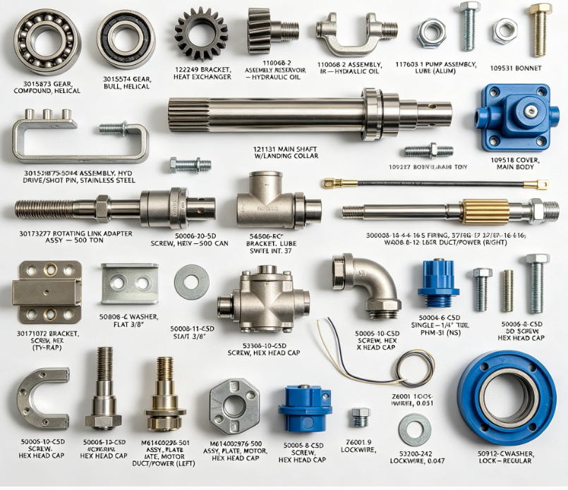 30120556/30158573/30176112 Bearing, Gear & Hydraulic Assembly Parts for 500 Ton Top Drive System