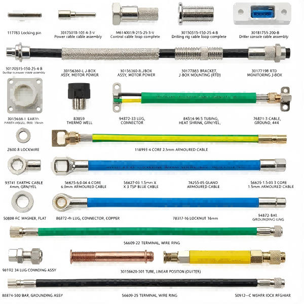30175018 / 30181755 Series Top Drive Cable Assembly 