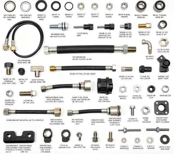30177892 H2S Seat/Ball Set & 114705 IBOP Body Top Drive Hydraulic System Component 