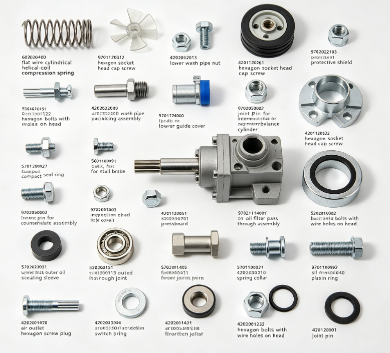 602020400 Compression Spring, 9702 Series Hydraulic & Mechanical Full-Set Spare Parts 602020400 Compression Spring, 9702 Series Hydraulic & Mechanical Full-Set Spare Parts