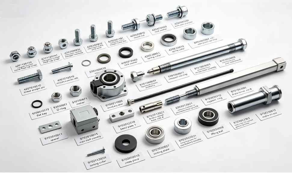 4201120150/4201120241/4201120632/4202000970 Series Industrial Fasteners and Hydraulic Matching Compo