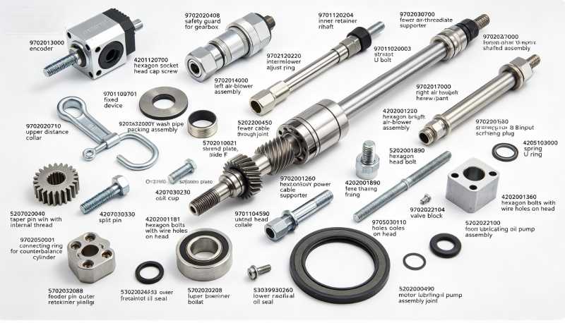 9702013000, 9702020408 and Full 97/42/52/53 Series Industrial Mechanical Spare Parts 