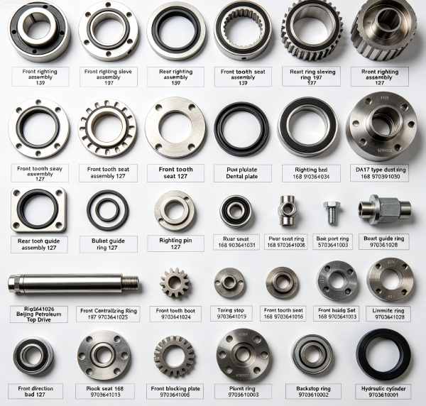 BPM Top Drive Centralizing &amp; Jaw Assembly Spare Parts: 9703641220, 9703641130, 9703641014
