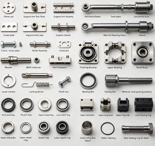 BPM Top Drive Structural & Sealing Spare Parts: 9701090001 Platen, 9705225404 Tooth Plate BPM Top Drive Structural & Sealing Spare Parts: 9701090001 Platen, 9705225404 Tooth Plate