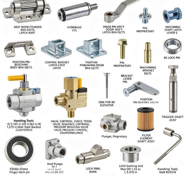 BX4-75 Elevator Parts: 50000667, 50000668 & 979770-66 Components BX4-75 Elevator Parts: 50000667, 50000668 & 979770-66 Components