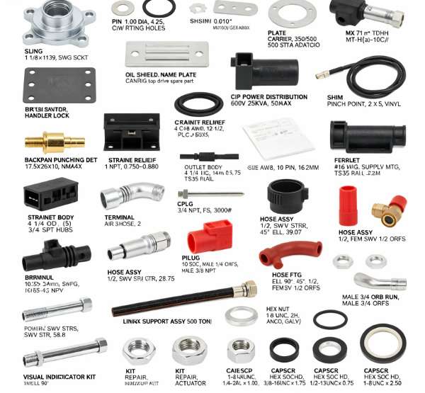 Canrig 350/500 Ton Top Drive Spare Parts Assembly (AY10018, AY12398-11, F451JSJ Series) Canrig 350/500 Ton Top Drive Spare Parts Assembly (AY10018, AY12398-11, F451JSJ Series)