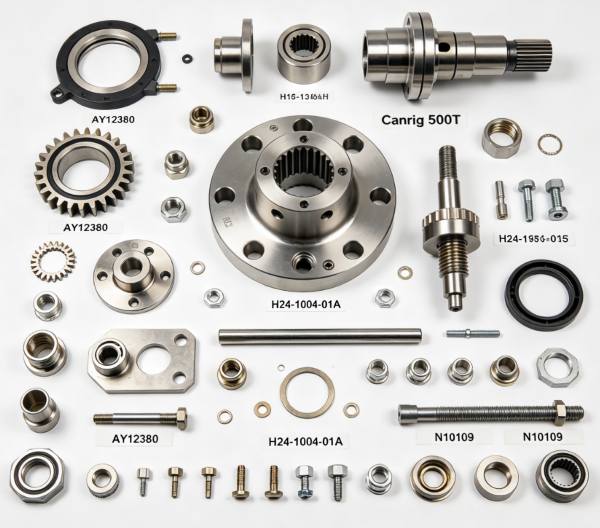 Canrig 500T Top Drive Spare Parts Assembly (AY12380, H24-1004-01A, N10109 & Matching Series ）
