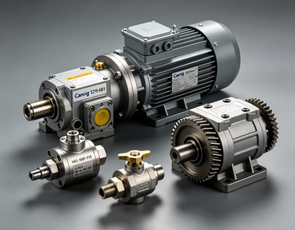Canrig 1275AC-681 Top Drive Components Supply: H01-1001-010 Lube Pump, H10123 Ball Valve Canrig 1275AC-681 Top Drive Components Supply: H01-1001-010 Lube Pump, H10123 Ball Valve