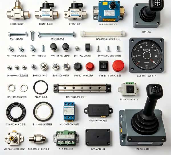 H10151 Solenoid Valve, H10053VLV Hydraulic Valve & N10260 Encoder Complete Canrig Top Drive 