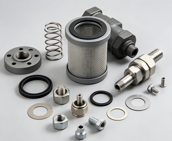 DQ027 Series, 1300126400 Oil Suction Filter and Related Parts