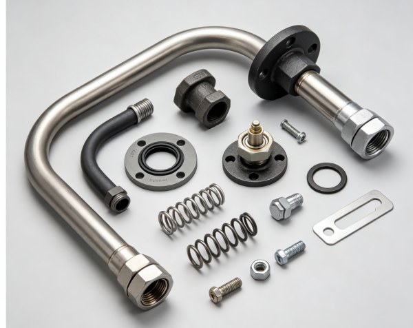 DQ027 Series, DQ026.04.00 Flushing Pipe Assembly and Related Parts